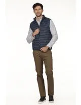 Regular Padded Vest Blue