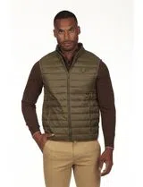 Regular Padded Vest Green