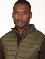 Regular Padded Vest Green