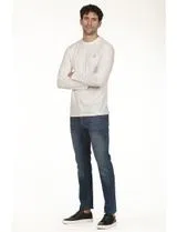 Camisola logo Regular Branco