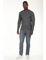 Camisola logo Regular Cinzento