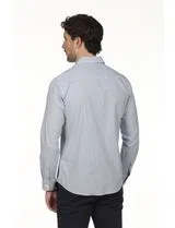 Regular Blue Striped Shirt
