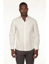 Regular White Gabardine Shirt