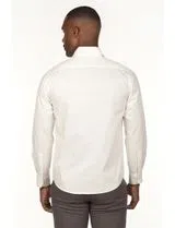 Regular White Gabardine Shirt