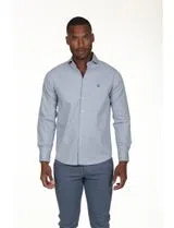 Chemise Gabardine Régulière Bleue