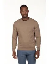 Camisola gola Regular Castanho