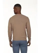 Camisola gola Regular Castanho