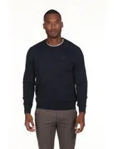 Jersey de Cuello Regular Azul