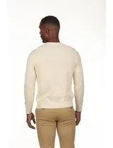 Regular Neck Beige Sweater