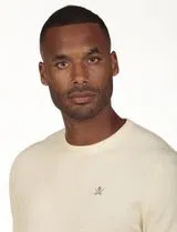Regular Neck Beige Sweater