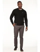 Regular Neck Sweater Black