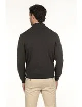 Regular Half-Zip Sweater Dark Grey