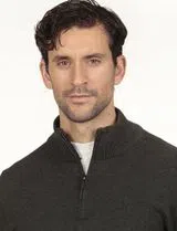 Regular Half-Zip Sweater Dark Grey