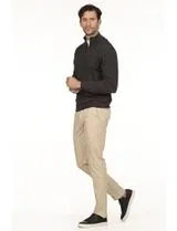 Regular Half-Zip Sweater Dark Grey