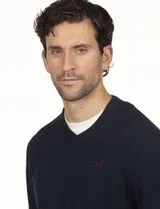 Regular V-neck Sweater Blue