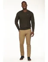 Jersey de cuello en V Regular Verde