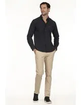 Camisa Oxford Regular Azul