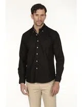 Camisa Oxford Regular Negra