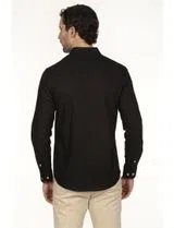 Camisa Oxford Regular Negra