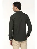 Camisa Oxford Regular Verde