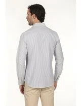 Chemise Oxford Régulière Bleu-Blanc
