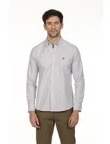 Camisa Oxford Regular Azul
