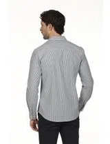 Chemise Oxford Régulière Bleu-Blanc