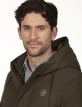 Parka Regular Verde 3/4