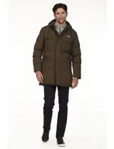 Parka Regular Verde 3/4