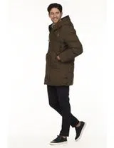 Parka Regular Verde 3/4