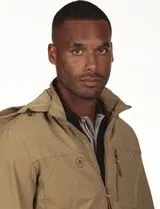 Beige Regular Windbreaker Jacket