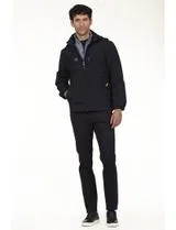 Regular Blue Windbreaker
