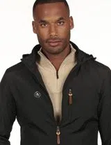 Regular Black Windbreaker