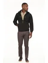 Regular Black Windbreaker