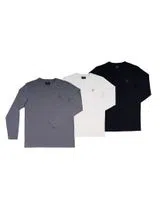 Pack 4 Camisolas logo Regular Fit