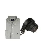 Pack Camisa Oxford Fit Regular + Cinturón de Cuero Reversible