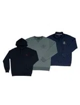 Pack Sweatshirt + Camisola + Camisola com meio fecho