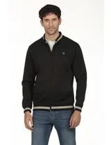 Regular Zip Black Coat