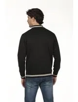 Regular Zip Black Coat