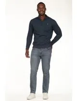 Regular Zip Sweatshirt Blue