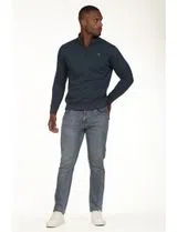 Regular Zip Sweatshirt Blue