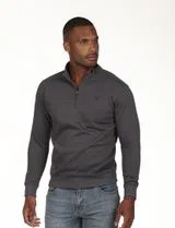 Regular Half-Zip Sweatshirt Dark Grey