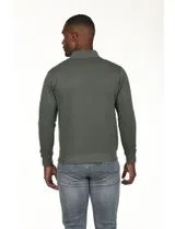Regular Half-Zip Sweatshirt Green