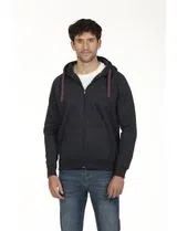 Sudadera con cremallera Regular Azul