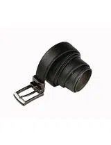 Cinturón de cuero reversible Marrón-Negro