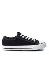 Women's Black Canvas Sneakers