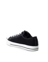Women's Black Canvas Sneakers