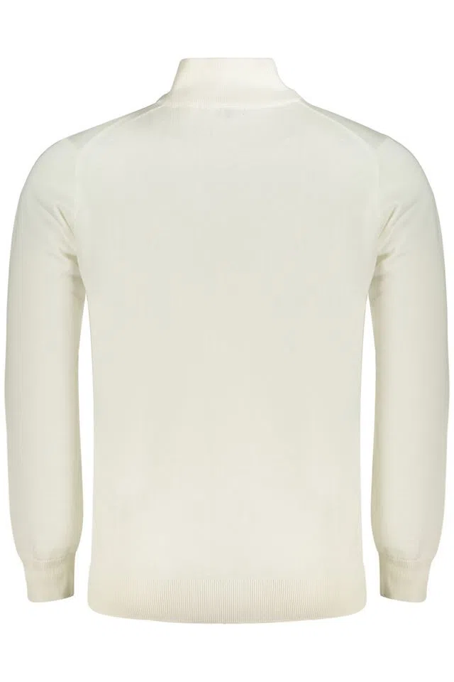 White Zip Cardigan