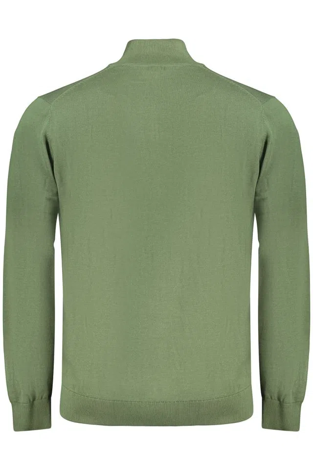Green Zip Cardigan