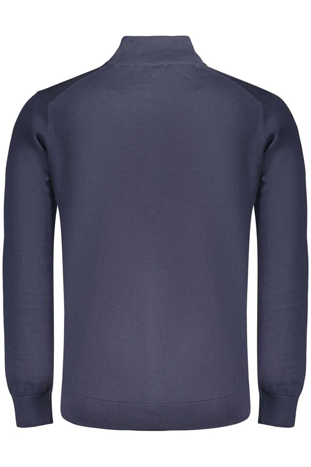 Cardigan with Zip Blue